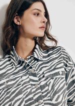 Camisa Feminina De Sarja Animal Print