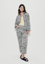 Camisa Feminina De Sarja Animal Print