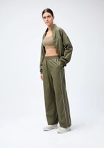 Calça Esportiva Feminina Com Listras