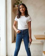 Calça Jeans Infantil Menina Skinny