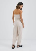 Calça Feminina Alfaiataria Carrot Cintura Alta Hering + Nv