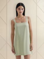 Vestido Curto Em Viscose Creponada