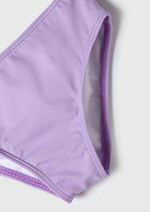 Biquíni Infantil Cropped Estampado Com Babados