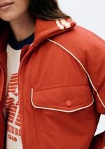 Jaqueta Feminina Bomber Contrastante