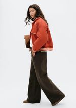 Jaqueta Feminina Bomber Contrastante