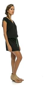 Vestido Básico Soltinho Com Detalhe Em Crochê