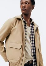 Jaqueta Masculina Harrington Com Bolsos