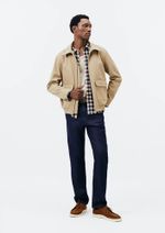 Jaqueta Masculina Harrington Com Bolsos