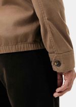 Jaqueta Masculina Reta Em Sarja