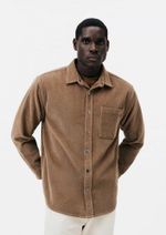 Jaqueta Masculina Overshirt Em Veludo Cotelê