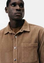 Jaqueta Masculina Overshirt Em Veludo Cotelê