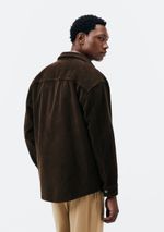 Jaqueta Masculina Overshirt Em Veludo Cotelê