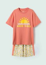 Pijama Infantil Menino Curto Estampado