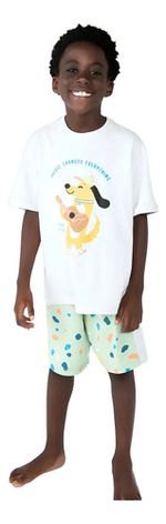 Pijama Infantil Menino Curto Estampado