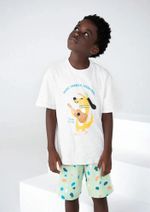 Pijama Infantil Menino Curto Estampado