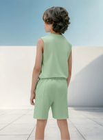 Bermuda Infantil Regular Menino Em Moletom