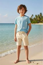 Bermuda Infantil Regular Menino Em Moletom