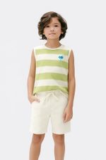Bermuda Infantil Regular Menino Em Moletom