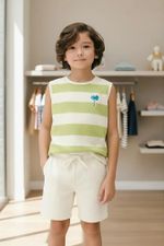 Bermuda Infantil Regular Menino Em Moletom