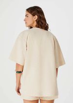 Kimono Feminino Texturizado Em Malha Eco