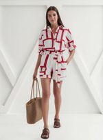 Shorts Feminino Clochard Estampado