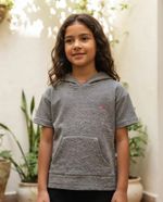 Blusa Infantil Menina Esportiva Com Capuz