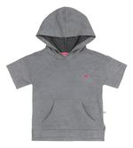 Blusa Infantil Menina Esportiva Com Capuz