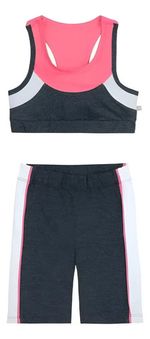 Conjunto Curto Infantil Menina Esportivo