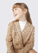 Blazer Infantil Menina Em Xadrez