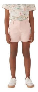Shorts Menina Em Sarja Alfaiataria