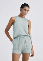 Shorts Feminino Em Viscose Creponada