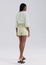 Shorts Feminino Em Viscose Creponada