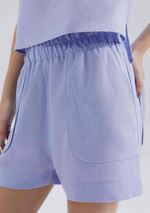 Shorts Feminino Em Viscose Creponada