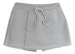 Shorts Saia Feminina Em Moletom Com Amarração Frontal
