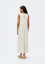 Vestido Midi Com Linho