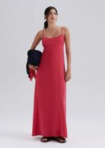 Vestido Midi Em Modal