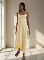 Vestido Midi Em Modal