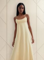 Vestido Midi Em Modal