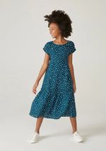 Vestido Midi Infantil Menina Em Viscose