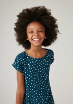 Vestido Midi Infantil Menina Em Viscose