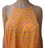 Vestido Evasê Em Tecido De Viscose Estampado  Rosa