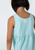 Vestido Básico Infantil Midi Em Algodão