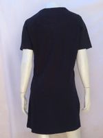 Vestido Curto Estampado Em Malha De Algodão