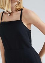 Vestido Curto Alças Finas Em Viscolinho