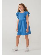 Vestido Infantil Com Babados