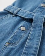 Macacão Jeans Infantil Menina