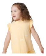 Vestido Franzido Infantil Com Calcinha