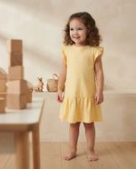 Vestido Franzido Infantil Com Calcinha