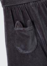 Calça Infantil Menina Toddler Wide Leg Em Plush