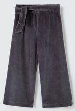 Calça Infantil Menina Toddler Wide Leg Em Plush